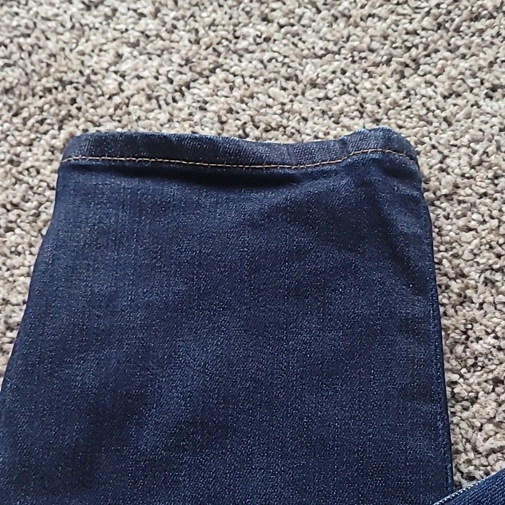 Madewell Skinny Skinny Crop Dark Wash Jeans - Picture 3 of 7